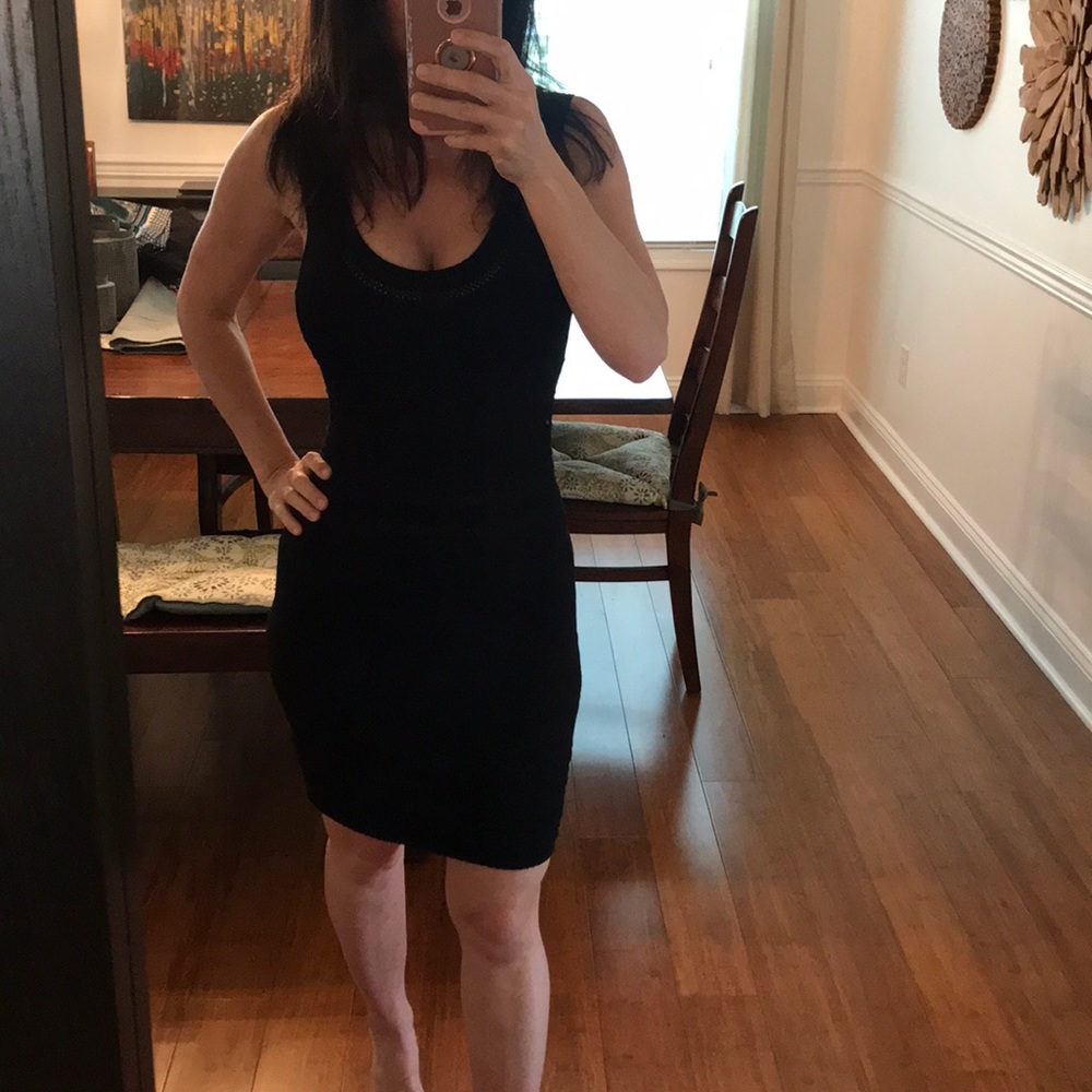 Express black evening party dress XS